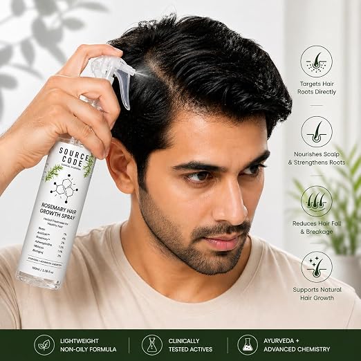 Rosemary Hair Spray (200ml) – For Hair Growth, Stronger, Thicker & Shinier Hair