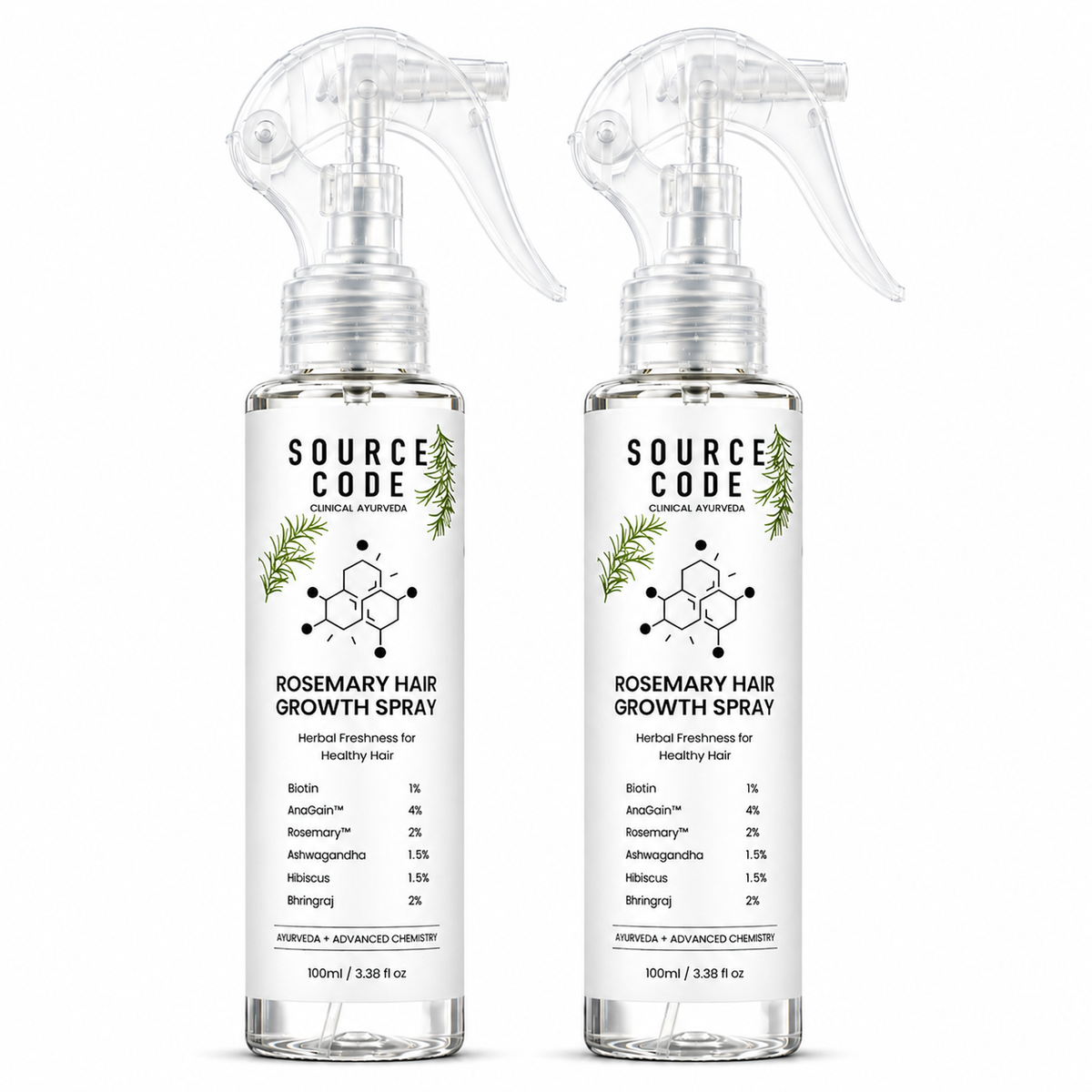 Rosemary Hair Spray (200ml) – For Hair Growth, Stronger, Thicker & Shinier Hair